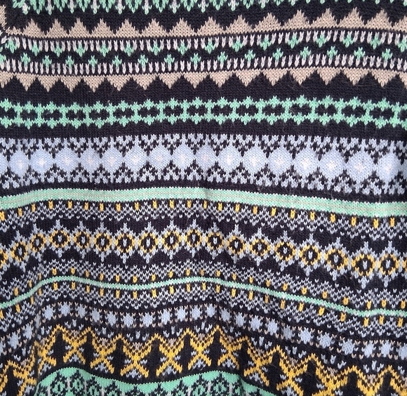 New York & Co. Patterned Sweater With A Mock Neckĺ - Picture 4 of 11